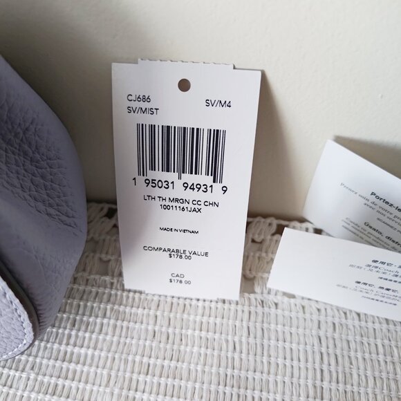 Coach Light Purple Leather Crossbody Bag - Picture 11 of 12